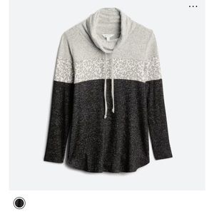 Market and Spruce Cowl Neck Brushed Knot Top Size S New with tags!